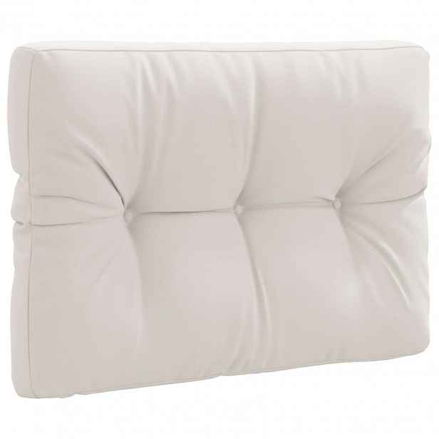 vidaXL Polštář na paletu VIANEN 100% polyester Bílá 70 x 40 x 12 cm
