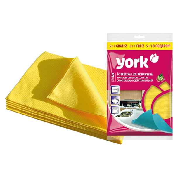 YORK - Utěrka sada 5ks a 1ks Gratis Lux