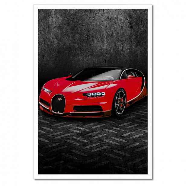 Plakáty v rámu 40x60 Červené sportovní auto