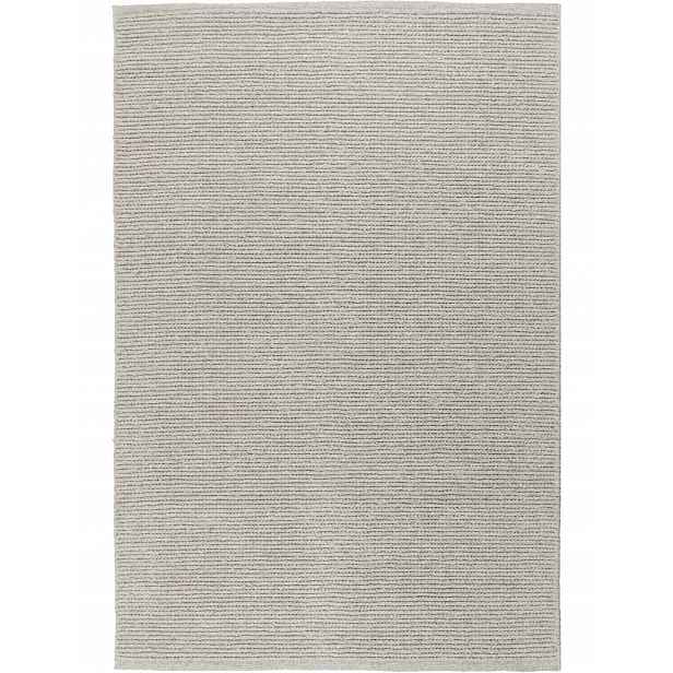 Koberec Vlněný provázkový do obývacího pokoje Odolný Alma Wool 120x170 cm Béžový