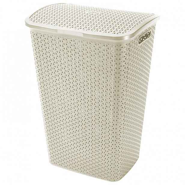 Koš na špinavé prádlo MY STYLE béžový 55 l béžový