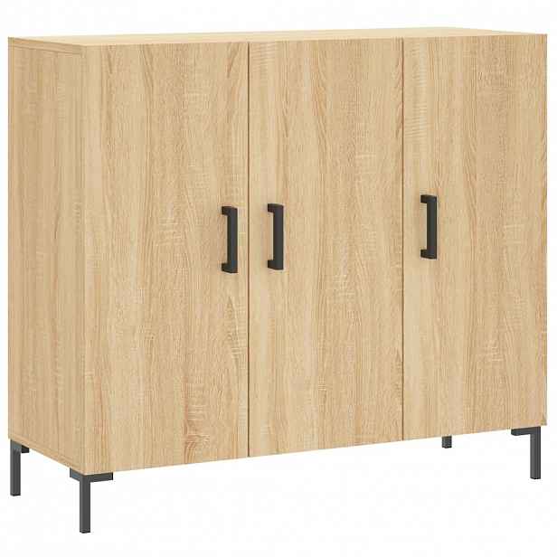 vidaXL Příborník dub sonoma 90 x 34 x 80 cm kompozitní dřevo