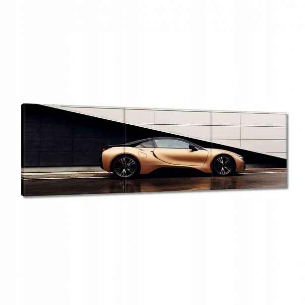 Obrazy 120x40 Zlaté Bmw Auto