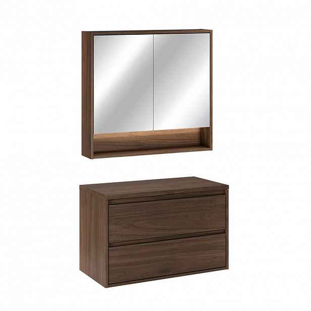 Petits-meubles KOUPELNOVÝ NÁBYTEK 80cm Edmé 2er-Set Dřevo