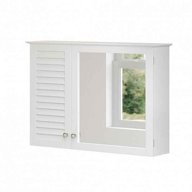 Vicco KOUPELNOVÁ ZRCADLOVÁ SKŘÍŇKA Riad Bílá 68 x 48 cm se 2 dvířky