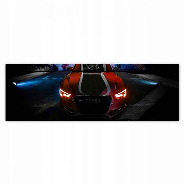 Plakáty 200x66 Červená Audica Audi