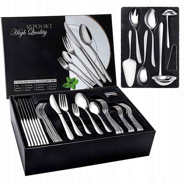 Sada příborů Jialongda Cutlery 48 dílů