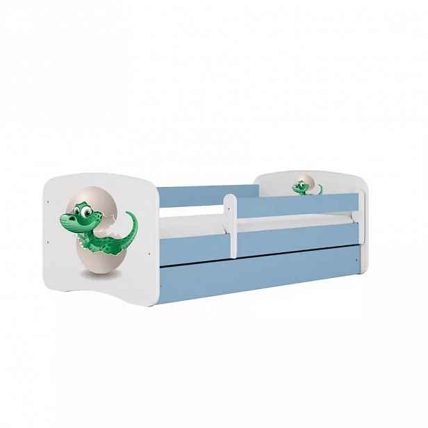 Dětská postel Babydreams modrá 70x140 Dinosaurus