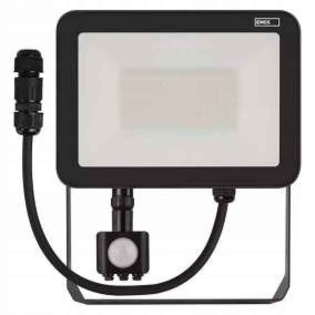 Led reflektor Inovo s pohybovým čidlem, 30W, antracit, neutrální bílá