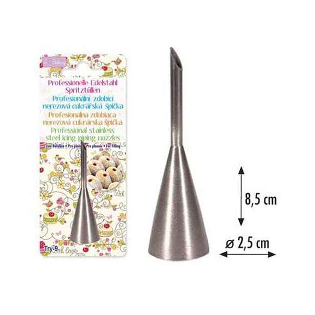 špička d25x85mm PLNÍCÍ TRY-9, zdobící, NR