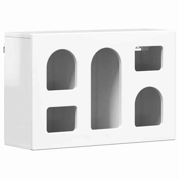 vidaXL Závěsná skříňka ELST Bílá s vysokým leskem 60 x 20 x 40 cm