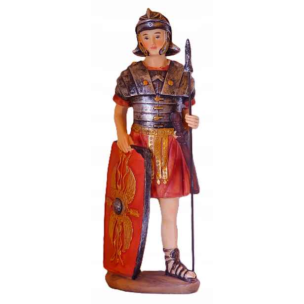 Figurka do Betléma „Legionista s mečem a štítem“ pro figurky o výšce 19 Cm