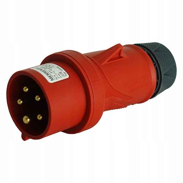 2x přenosná zástrčka 5P 16A IP54 400V Mennekes 9319