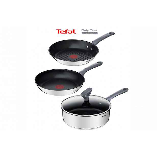 Akční set Tefal Daily Cook G7303255 + G7314055 + G7300455 Pair Beginner