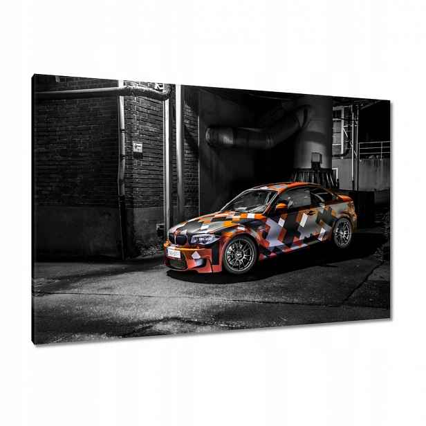 Obrazy 120x80 Oranžové Bmw
