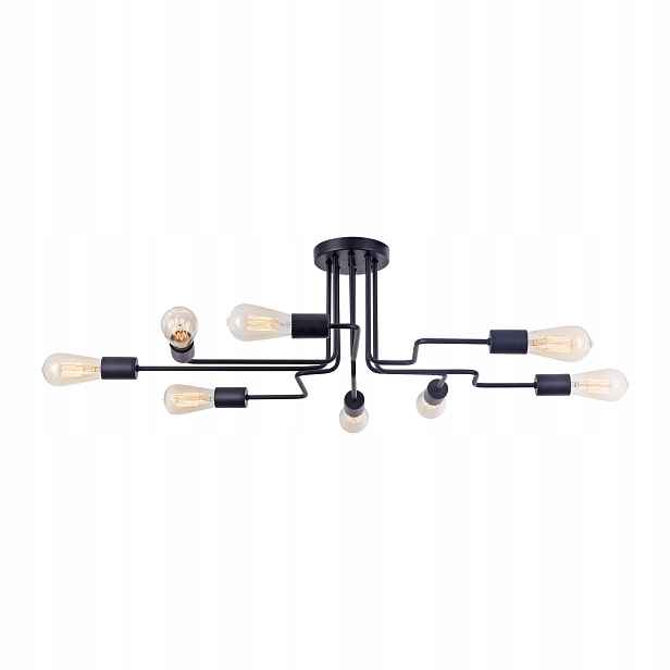 Stropní svítidlo loftová Gilbert T532CL-08B černá 8xE27 Maytoni