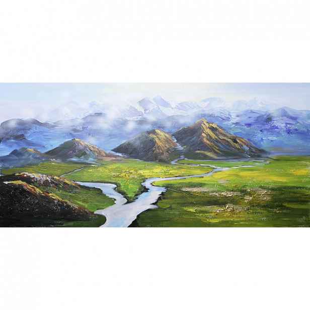 XXXLutz OLEJOMALBA, krajina & příroda, 150/70 cm Monee - Olejomalby - 0037070156
