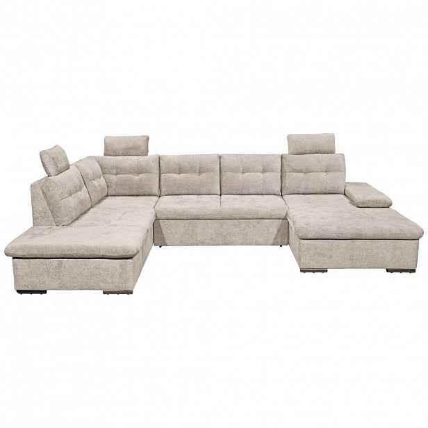 Livetastic SEDACÍ SOUPRAVA, textil, šedobéžová