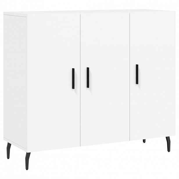 vidaXL Příborník bílý 90 x 34 x 80 cm kompozitní dřevo