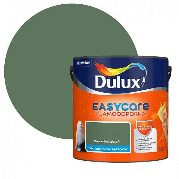 Dulux Easycare Barva Odolná Proti Skvrnám Tropická Zeleň 2,5L