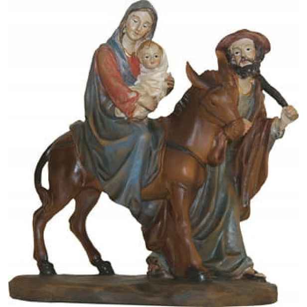 Figura Svatá rodina – Útěk Do Egypta – výška 13,5 cm pro figurky o výšce 13 cm