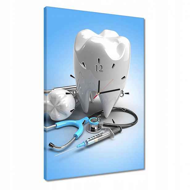 Hodiny 40x60 Zubní implantáty, zub