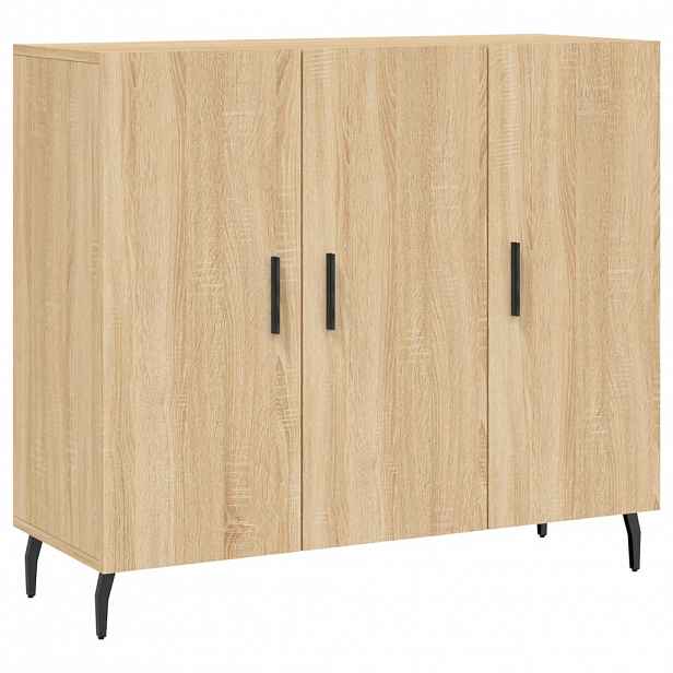 vidaXL Příborník dub sonoma 90 x 34 x 80 cm kompozitní dřevo