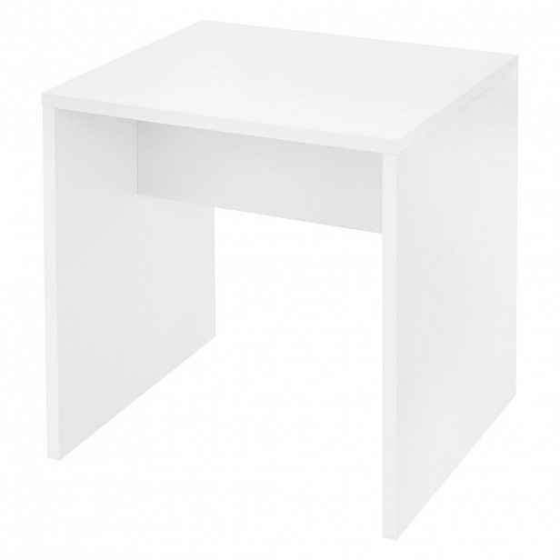 ML-DESIGN STOLIČKA bílá 40x36x41 cm k toaletnímu stolku