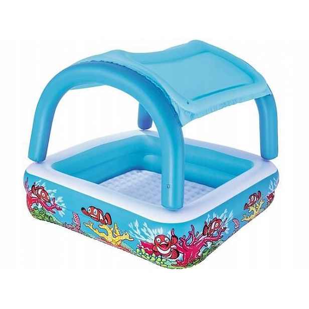 Stylový bazén 147x147x122 cm s odnímatelnou stříškou 52192 Bestway