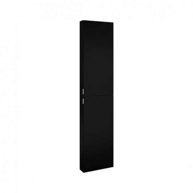 Koupelnová skříňka vysoká Jika Cube 40x180x12,6 cm černá mat H43J2352303531