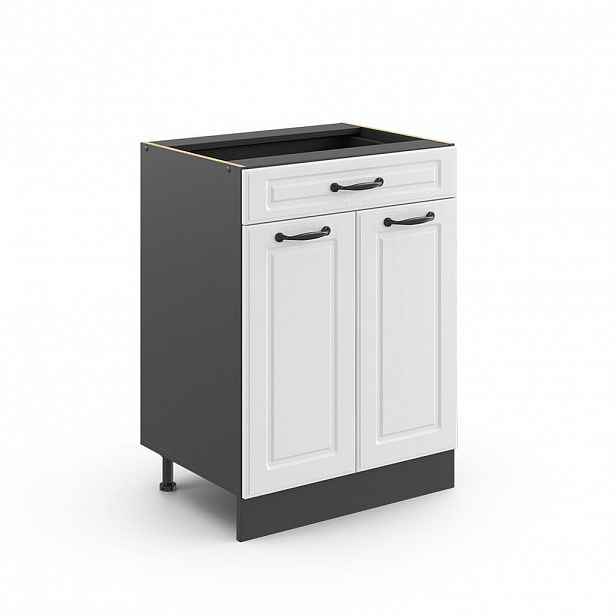 Vicco SPODNÍ SKŘÍŇKA KUCHYŇSKÉ LINKY R-Line Bílý venkovský dům 60 cm se zásuvkou, bez pracovní desky