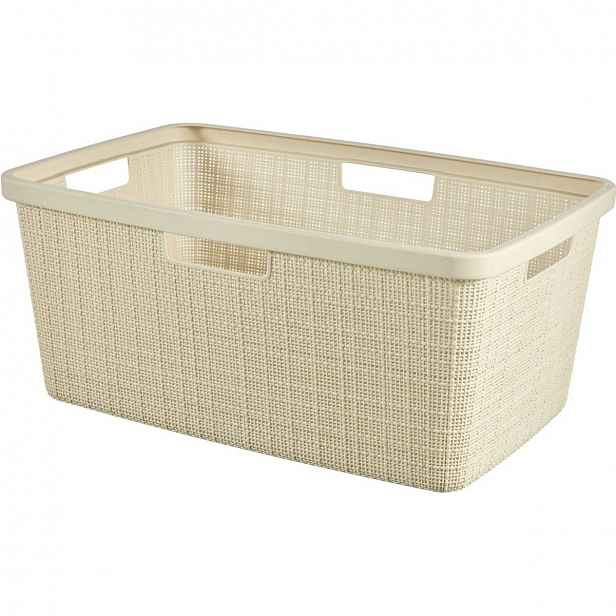 Koš na čisté prádlo JUTE béžová 46 l