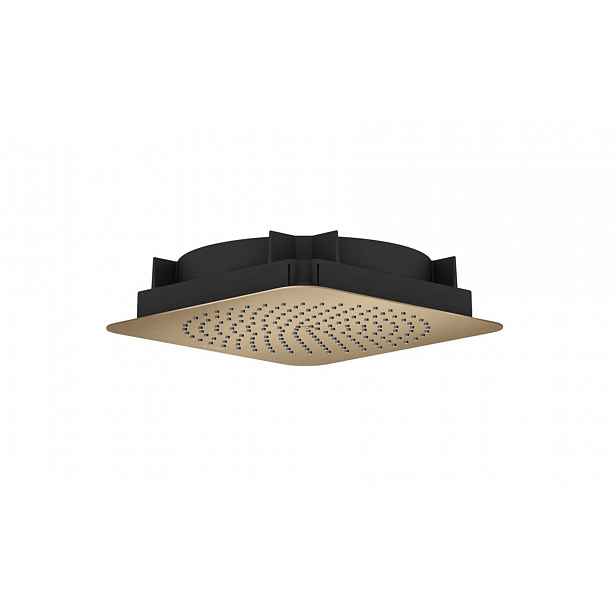 Axor Citterio C - Hlavová sprcha 27x27 cm, EcoSmart, kartáčovaný bronz 28795140