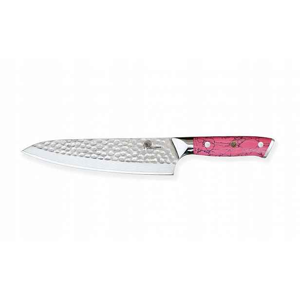 Dellinger Pink Stone Gyuto 210 mm VG-10 damašek 61HRC howlit K-H257