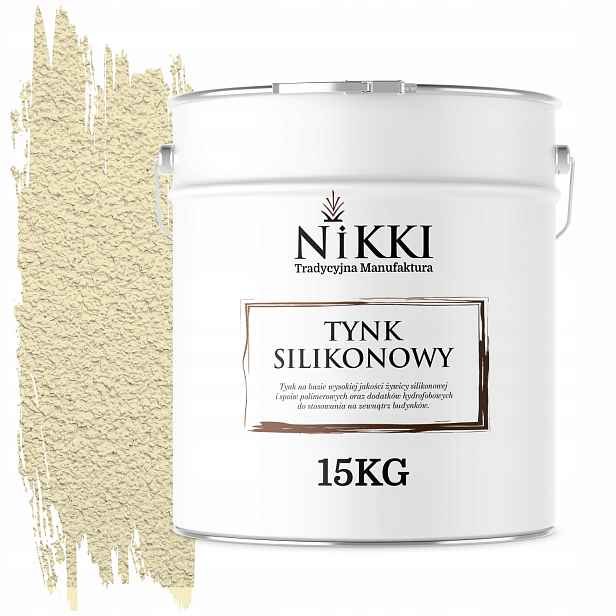 Silikonová Fasádní Omítka Žlutá Světlá F622 15KG Beránek Granulace 1.5mm