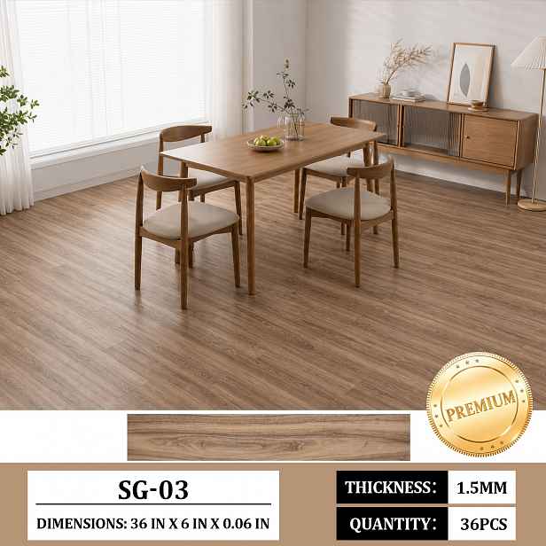 TEMU 36ks pruhů samolepicí vinylové podlahy, 91x15cm samolepicí podlahové dlaždice s imitací dřevěné struktury, voděodolné a odolné samolepky na