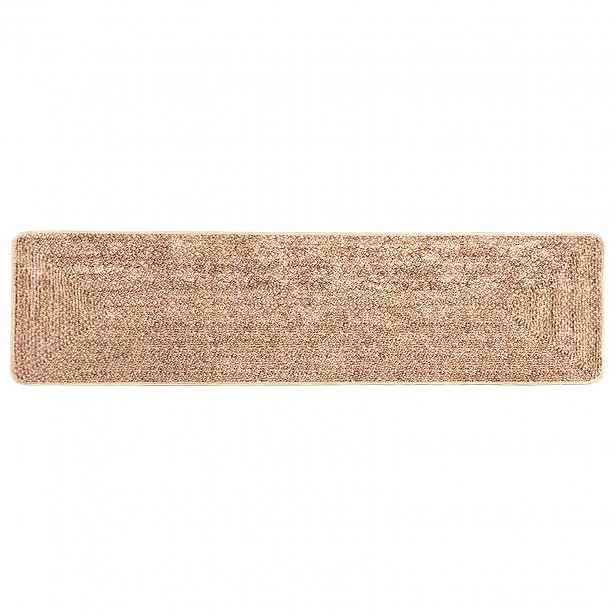 vidaXL Běhoun MARSA Žlutá 80 x 400 cm Polyester a PVC