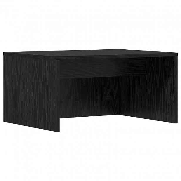 vidaXL Nástěnný stolek Černý dub Kompozitní dřevo 60 x 45 x 30 cm