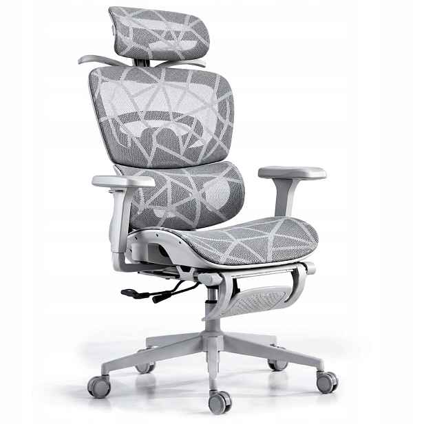 Kancelářská Otočná Židle Ergonomická Kancelářská Židle Nastavitelná S Podnožkou
