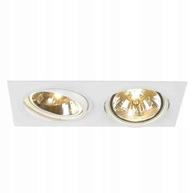 Stropní svítidlo New Tria QRB111 2 Square bílé