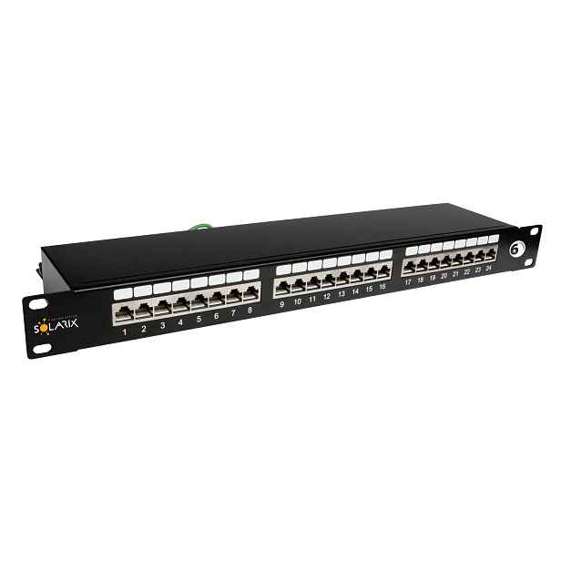 Panel Patch Solarix SX24-6-STP-BK