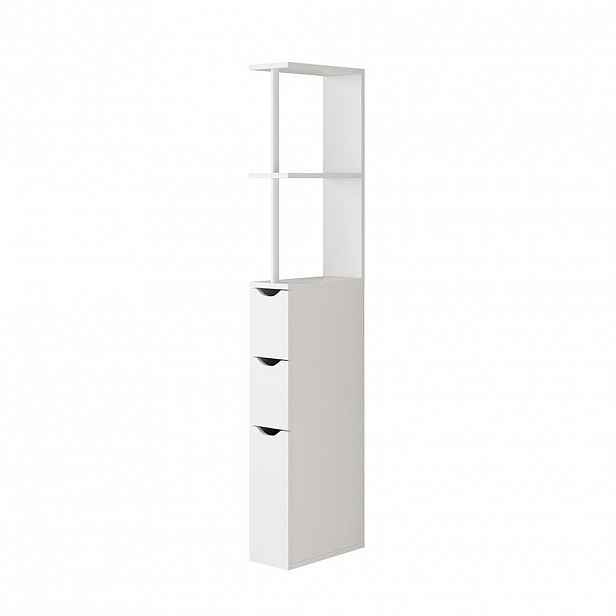 Vicco KOUPELNOVÁ SKŘÍŇKA Vera Bílá 15 x 137 cm se 3 zásuvkami