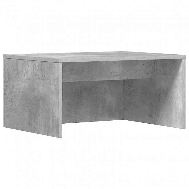 vidaXL Nástěnný stolek Betonově šedá Kompozitní dřevo 60 x 45 x 30 cm