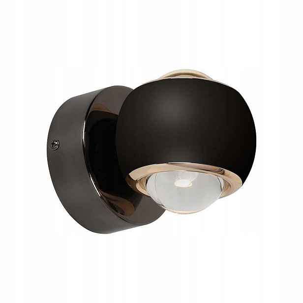 Nástěnná Led reflektorová lampa černá zlatá do ložnice obývacího pokoje V-tac