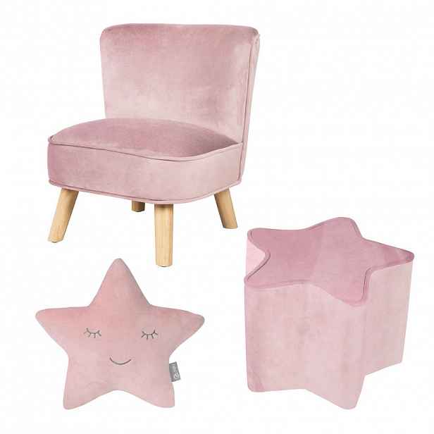 Roba DĚTSKÁ POHOVKA 3dílný set růžová / mauve