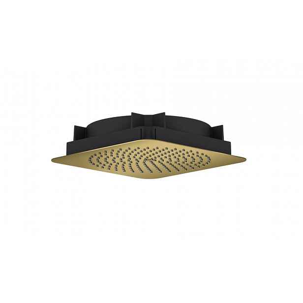 Axor Citterio C - Hlavová sprcha 27x27 cm, EcoSmart, leštěný vzhled zlata 28795990