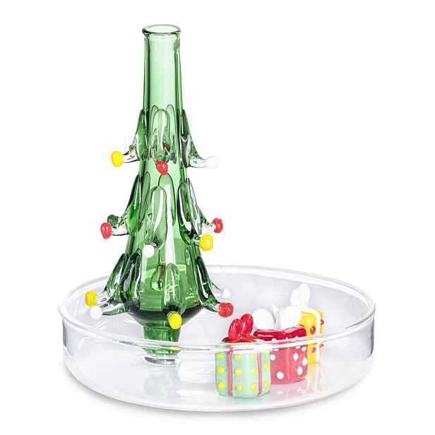 Skleněný svícen Borwick Pine – Bizzotto