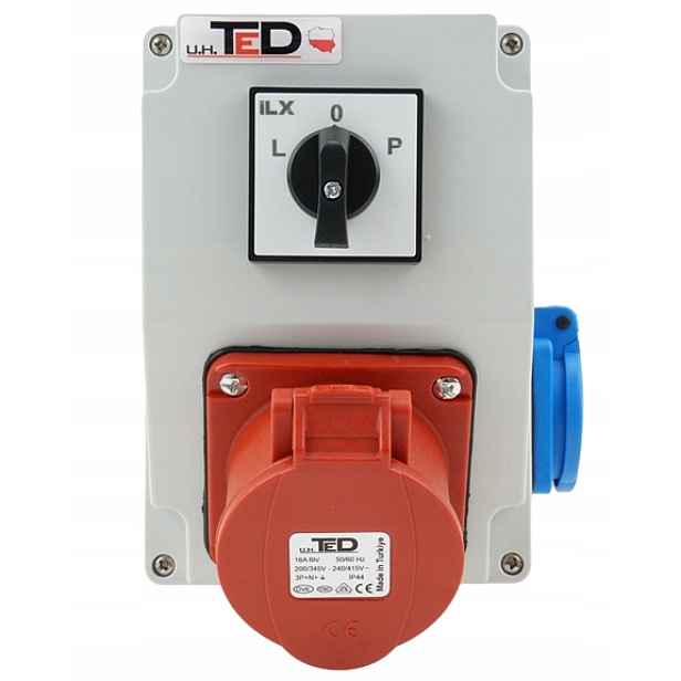 Stavební Rozvaděč Combopol 400V 16A/5P 250V Vypínač L-0-P
