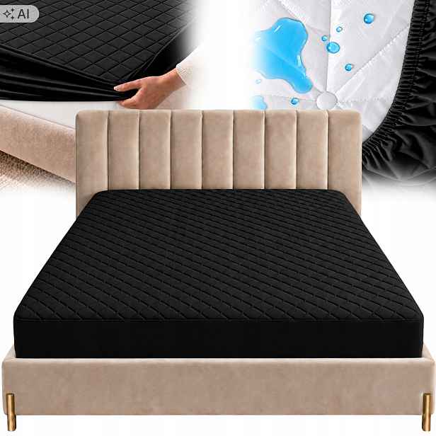 Chránič Na Matrace Prošívaný Potah Velur Voděodolný 180x200 Oeko Tex