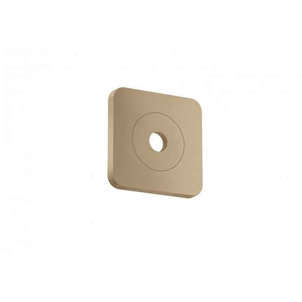 Axor Citterio C - Krycí rozeta 12x12 cm, kartáčovaný bronz 28801140